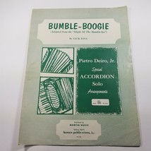 Bumble-Boogie Accordion Solo Adapted fr Flight of the Bumble-bee Jack Fina 1956 - $16.98