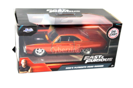 Fast &amp; Furious Dom&#39;s Plymouth Road Runner Jada 1:32 Diecast Model Car New In Box - £18.37 GBP