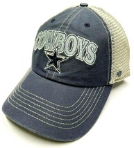 Dallas Cowboys NFL &#39;47 Navy Blue Vintage Mesh Back Men&#39;s Adjustable Snapback - £23.97 GBP