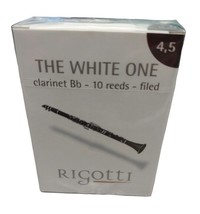 Rigotti The White One Bb Clarinet Reeds - Strength 4.5 - Box of 10 - $32.95