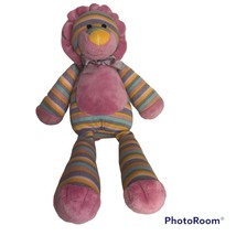 Animal Alley Striped Pink Purple Tiger Lion Plush Stuffed Animal Huggable Toy - $15.79