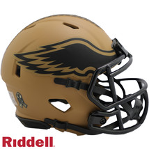 Philadelphia Eagles 2023 Salute To Service Alternate Riddell Speed Mini Helmet - £53.17 GBP