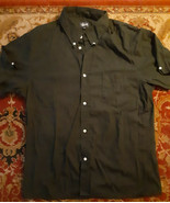 Stussy Limited Edition Black Shirt L Skinhead Mod Ben Sherman Medium - £23.52 GBP