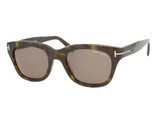 Tom Ford Snowdon TF 237 52N Brown Tortoise Grey Lens Men&#39;s Sunglasses 50... - $189.00