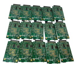 15 Scrap Telecom Boards High Grade Gold Recovery Large Gold Corner BGAs ICs - $825.74 MXN