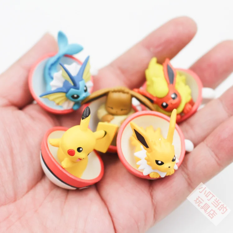  jolteon vaporeon flareon eevee pikachu model anime figures favorites collect ornaments thumb200