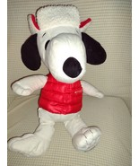 Snoopy Plush Macy’s Holiday 2015 with Macy’s Jacket &amp; Winter Hat - $318.73 MXN