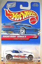 1999 Hot Wheels #972 Sugar Rush Series Ii 4/4 Dodge Concept Car White Metal Base - £5.89 GBP