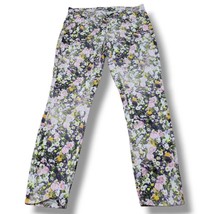 Madewell Jeans Size 29 30x28 Madewell Skinny Skinny Ankle Jeans  Stretch Floral - £22.86 GBP