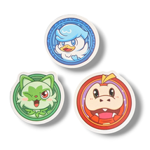 Anime Pokemon Vinyl Water Bottle Stickers (QQ37): Sprigatito, Quaxly, Fu... - £7.65 GBP