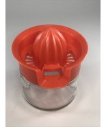 Vintage Gemco Juice Juicer Orange Lemon Citrus Reamer Squeezer Jar Glass... - $376.15 MXN
