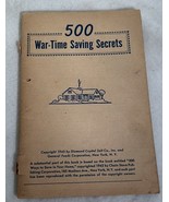 WW 2 booklet &quot;500 war time saving secrets&quot; from 1943 - £7.39 GBP