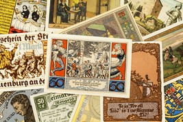 1920&#39;s Germany Notgeld (Emergency Money) 25pc - Arnstadt, Keitum, Philip... - $98.99