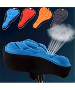BICYCLE GYM COMFORT GEL SEAT SADDLE  CUSHION FOR BICYCLE GYM SPIN -ORANGE  - $12.86