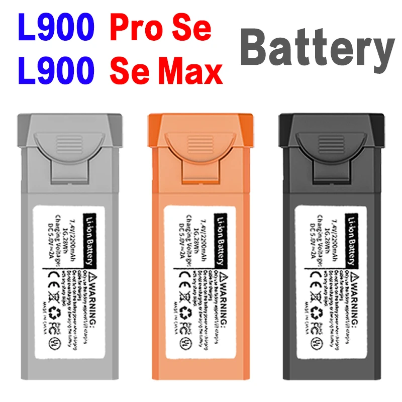 LYZRC Original L900 Pro Se Drone Battery 7.4V 2200mAh L900SeMax Battery L900 - £21.54 GBP+