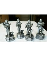 Lot 4 Star Wars Clone Trooper Chess Pieces Pawn Saga Collection 2005 Cak... - $7.84