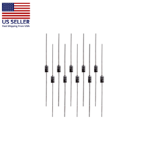 (10) Rectifier Diode 1N4002 100V 1A DO-41 Fast Switching - $3.65