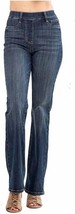 Judy Blue high rise pull on slim bootcut jeans Dark Wash - $26.73+