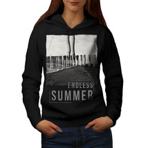Wellcoda Endless Summer Holiday Womens Hoodie, Sea Casual Hooded Sweatshirt - £28.44 GBP