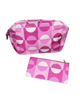 2 Lancome Pink Carry Make Up Case Bag Pouch - £12.59 GBP