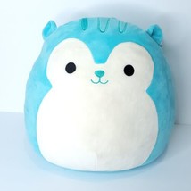 Squishmallow Kellytoy Santiago the Squirrel Blue Teal 12&quot; Plush Stuffed Animal - $34.64