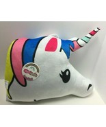 Royal Deluxe Accessories White Unicorn Shaped Plush Pillow, Free Shipping - £8.67 GBP