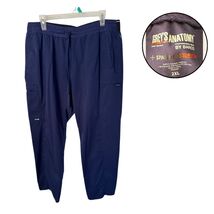 Grey&#39;s Anatomy™ 3-Pocket Mid-Rise Straight Leg Navy Blue Scrub Pant, 2XL - $307.35 MXN