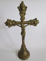 Vintage Bronze crucifix 36 cm. w-430 gr. - $49.99