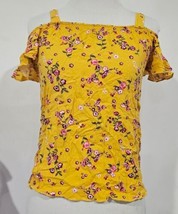 Lily Bleu Girls Multicolor Top Yellow Shirt Size M (10-12) - £7.18 GBP