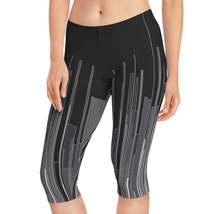 Stripes Capri Leggings - $40.00