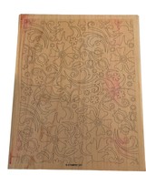 Stampin Up Rubber Stamp Stitched Large Background Floral Card Making Crafts - £6.28 GBP