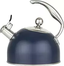 Viking 3-Ply Stainless Steel Tea Kettle 2.6 Slate Blue New - $79.95