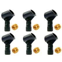 5 Core Microphone Clip Holder 6 Pieces with Screw Adapters 5/8 to 3/8 In... - $9.48