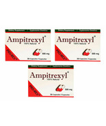 3 PACK AMPITREXYL DIETARY SUPPLEMENT 500 MG  30 CAPSULES - £33.40 GBP