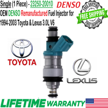 x1 Denso Genuine Fuel Injector for Lexus ES300, Toyota Avalon Sienna Camry 3.0L - £37.53 GBP