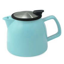 FORLIFE - Bell Turquoise Teapot with infuser - Ceramic teapot 26oz / 770ml - £40.05 GBP