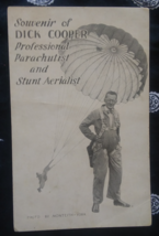 Souvenir of Dick Cooper Professional Parachutist and Stunt Aerialist Pos... - $40.00