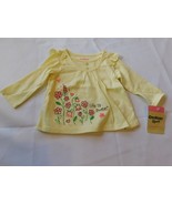 Osh Kosh B&#39;gosh Baby Girl&#39;s Long Sleeve Shirt Yellow &quot;Life is Sweet&quot; 3 M... - £10.15 GBP