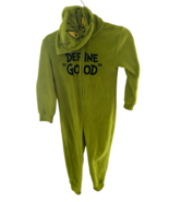 Grinch hooded zip up pajamas or costume for children:  Size Small - $25.73