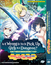 Is It Wrong to Try to Pick Up Girls in a Dungeon? Complete Set Anime DVD - £28.77 GBP