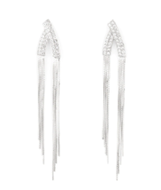 Paparazzi It Takes Two To Tassel White Post Earrings - New - £3.55 GBP