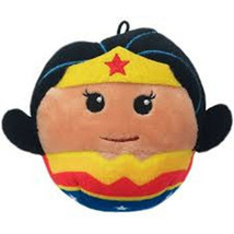 DC Comics Wonder Woman Figure Fluffball Ornament Squeeze Ball Toy NEW UNUSED - £4.74 GBP