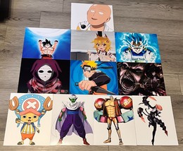 ANIME Art Print Mega Lot (11) 8x10 Dragonball Z/Naruto/Toyko Ghoul + More! - $38.69