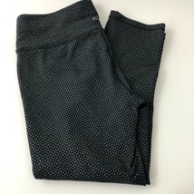 prAna Womens Leggings Size Small Crop Black Gray Geometric Print Activewear Yoga - £15.50 GBP