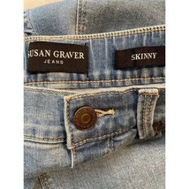 Susan Graver Petite Stretch Denim Pull On Skinny Jean 6 PETITE (404) - £32.69 GBP