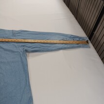 Port Authority CACTUS RN#90836 Original Denim Shirt Men's XL Blue Button-Down image 8