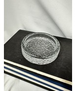 Vintage Iittala Glass Visa/Ritte Ashtray Round Textured Bottom Timo Sarp... - £23.39 GBP