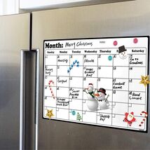 Volcanics Fridge Calendar Magnetic Dry Erase Calendar Whiteboard Calendar for Re - $12.87