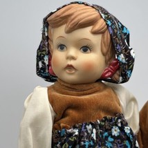 Vintage Oumlet Hansel &amp; Gretel Bisque Porcelain Dolls Strung Joint 10” Hummel - £49.14 GBP