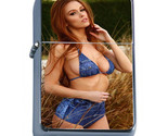 Country Pin Up Girls D40 Flip Top Dual Torch Lighter Wind Resistant - £13.21 GBP